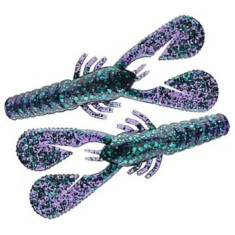 Floating silicone ZMAN Turbo Crawz 4" 6pc #June Bug