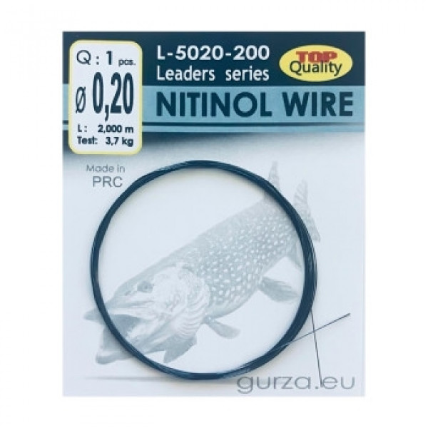 Поводковый материал Gurza Nitinol Wire 0.3mm*2m 1pc
