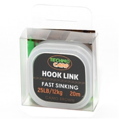 Поводочный материал без оплетки Camo Brown 25lb/12kg 20m