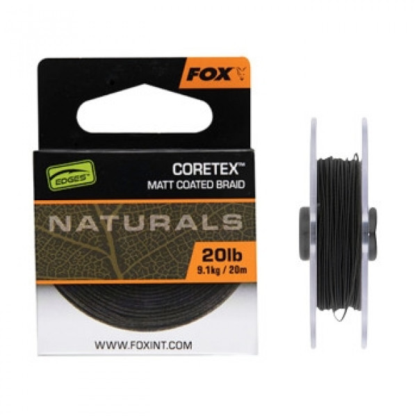 Поводочний матеріал Fox Edges Naturals Coretex 20m 9.1kg/20lb