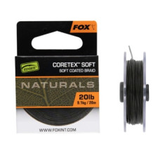 Поводочный материал Fox Edges Naturals Coretex Soft 20m 9.1kg/20lb