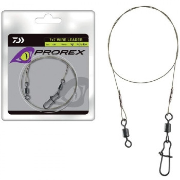 Поводок Daiwa Prorex 7x7 Wire Leader 30cm 5kg