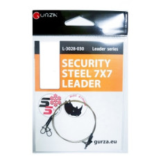 Повідець Gurza Security Steel 7*7 Leader 200mm 0.36Ø 12.5kg 2pc