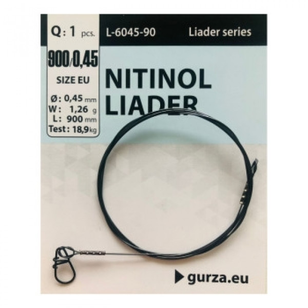 Поводок Gurza Nitinol Leader 900mm/0.45Ø 1pc