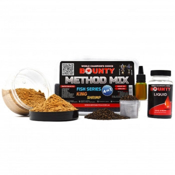 Прикормка Bounty Method Mix4in1 King Shrimp