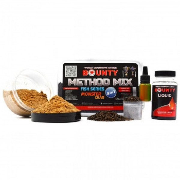 Прикормка Bounty Method Mix4in1 Monster Crab fish