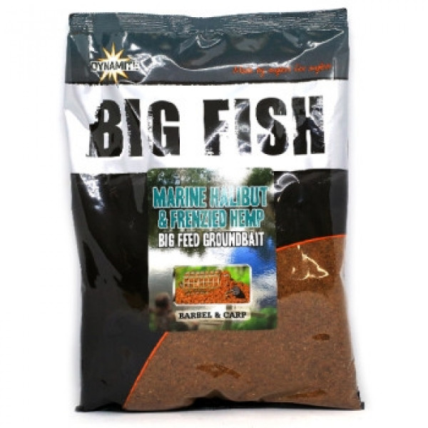 Прикормка Dynamite Baits Marine Halibut & Hemp Groundbait 1.8kg