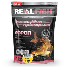 Прикормка Real Fish Карп Горох 1kg