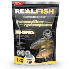 Прикормка Real Fish Линь-Карась Творог 1kg