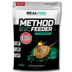 Прикормка Real Fish Метод Фидер Фруктовый микс 0.8kg