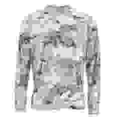 Реглан Simms SolarFlex Crewneck Prints Cloud Camo Grey M