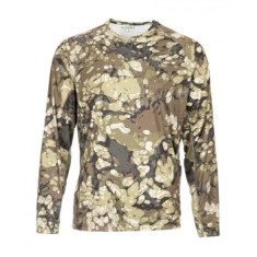 Реглан Simms SolarFlex Crewneck Prints Riparian Camo M