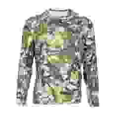 Реглан Simms SolarFlex Crewneck Prints Riparian Camo M