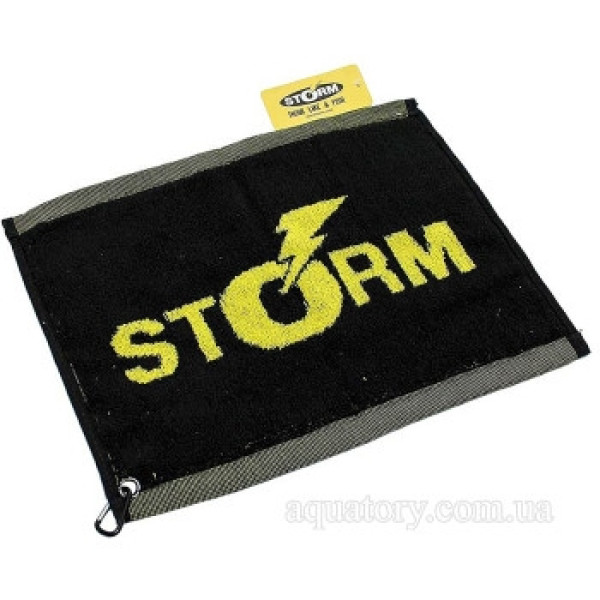 Рибальський рушник Storm з карабіном 36cmх25cm