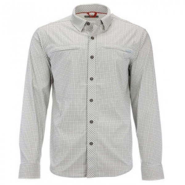 Сорочка Simms Bugstopper Shirt Plaid Sterling Morada Plaid L