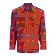 Рубашка Simms Coldweather Shirt Cutty Red Asym Ombre Plaid L