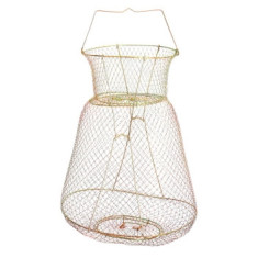 Садок дротяний овальний 45х33см бронза