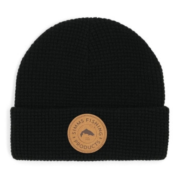 Шапка Simms Everyday Waffle Knit Beanie Black