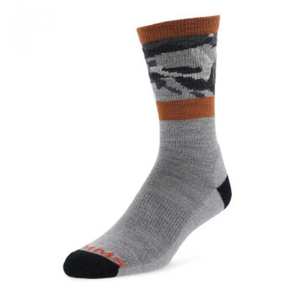 Шкарпетки Simms Daily Sock Woodland Camo Steel L