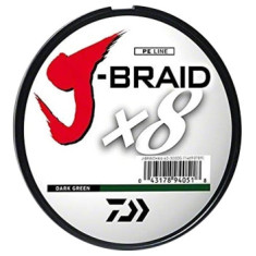 Шнур Daiwa J-Braid X8 0,06mm 150m Dark Green