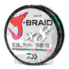 Шнур Daiwa J-Braid X8 Multicolor 300m 26.50kg 0.28mm #4.0