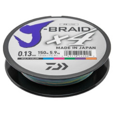 Шнур Daiwa J-Braid X4E 150m Multi Color 5.9kg 0.13mm #1.0