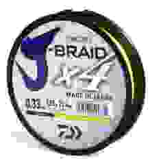 Шнур Daiwa J-Braid X4E 0,33mm-135m yellow