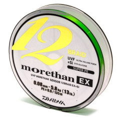 Шнур Daiwa Morethan 12BEX+Si 0.08mm 5.8kg 135m LG