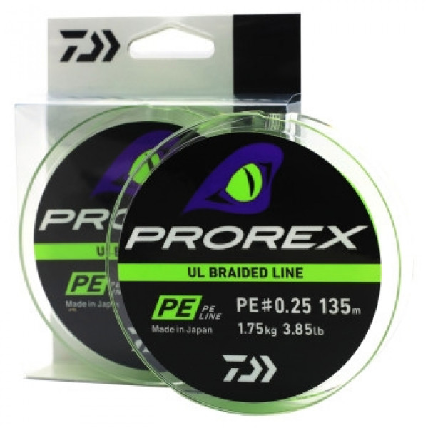 Шнур Daiwa Prorex UL Braid PE #0.25 135m 1.75kg