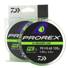 Шнур Daiwa Prorex UL Braid PE #0.4 135m 2.80kg Шнур Daiwa Prorex UL Braid PE #0.4 135m 2.80kg