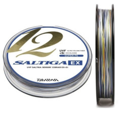 Шнур Daiwa Saltiga 12 Braid EX+SI Multicolor 600m 14.0kg 0.16mm #1.5