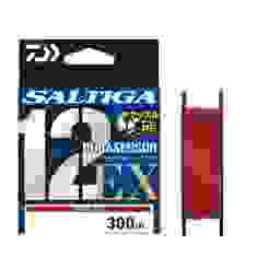 Cord Daiwa UVF PE Saltiga Dura Sensor 12EX + Si3 300m Signal Red 40kg #5