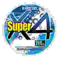 Шнур Duel Hardcore Super X4 200m 0.17mm 8.0kg 5Color #1.0
