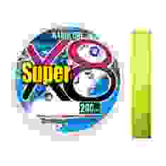 Cord Duel Hardcore Super X8 200m Hi-Vis Yellow 7.0kg 0.15mm #0.8