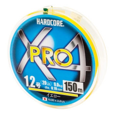 Шнур Duel Hardcore X4 PRO 150m 0.19mm 9.0kg #1.2