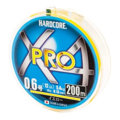Cord Duel Hardcore X4 PRO 200m 0.13mm 5.4kg #0.6