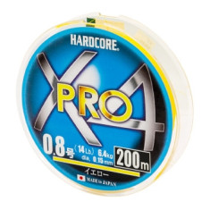 Cord Duel Hardcore X4 PRO 200m 0.15mm 6.4kg #0.8