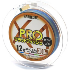 Шнур Duel Hardcore X4 PRO 300m 0.19mm 5Color 9.0kg #1.2