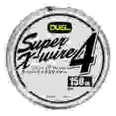 Шнур Duel Super X-Wire 4 150m 0.15mm 6.4kg Silver #0.8