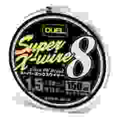 Шнур Duel Super X-Wire 8 150m 13.5kg Silver 0.21mm #1.5