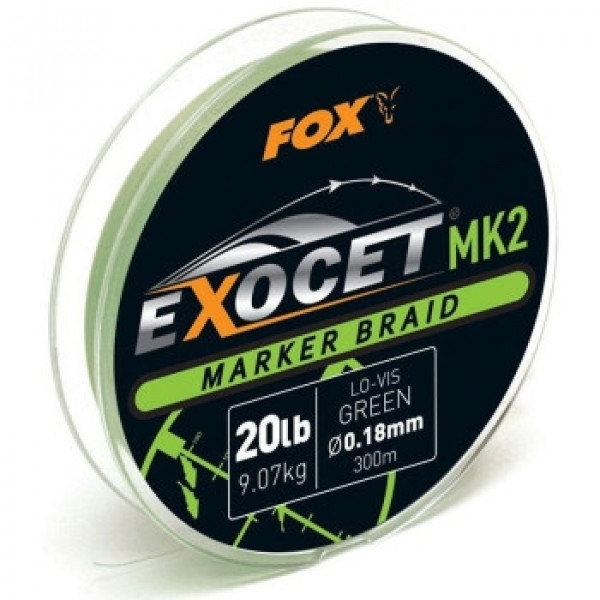 Шнур Exoset MK2 Spod Braid 0,18 mm 20lb x 300m Green