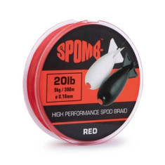 Шнур Fox Spomb braid 300m 9kg 20lb 0.18mm Red