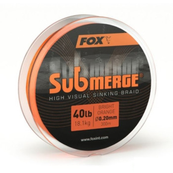 Шнур Fox Sub Bright Orange Sink Braid 300m 0.20mm