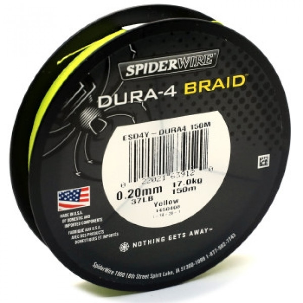 Шнур Spiderwire ESD4Y-DURA4 150м 0.2мм 17kg