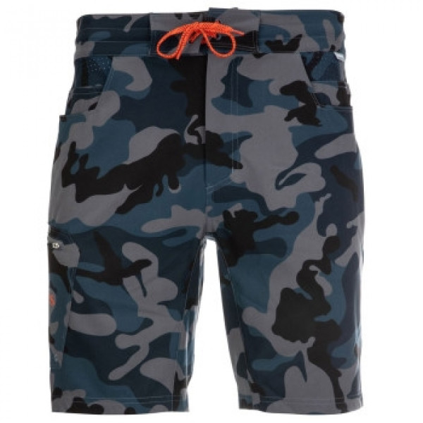 Шорты Simms Seamount Board Shorts Woodland Camo Storm 30W