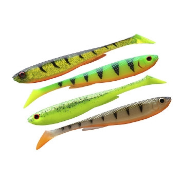 Силикон Daiwa Prorex Slim Shady Flash Set 75mm 3.3g 5pcs #Color Mix 2