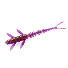 Силікон FishUp Flit 4" 7pc #016 Lox/Green & Black