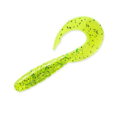 Силікон FishUp Mighty Grub 3.5" 7pc #026 Flo Chartreuse/Green