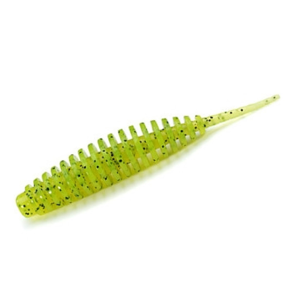 Силикон FishUp Tanta 1" 12pc #055 Chartreuse/Black