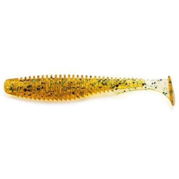 Силикон FishUp U-Shad 2.5" 9pc #036 Caramel/Green & Black